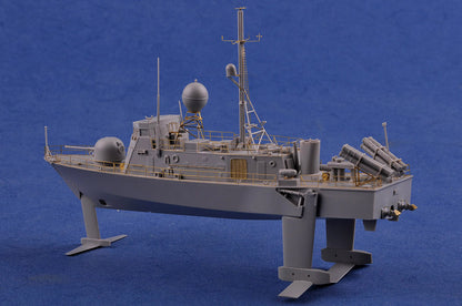 Hobby Boss 1/200 USS Pegasus PHM-1 Hydrofoil model kit 82005, image 11