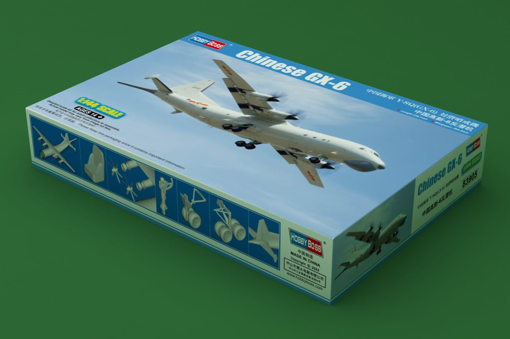 Hobby Boss 1/144 Chinese GX-6 Anti Submarine Aircraft model kit 83905, image 2
