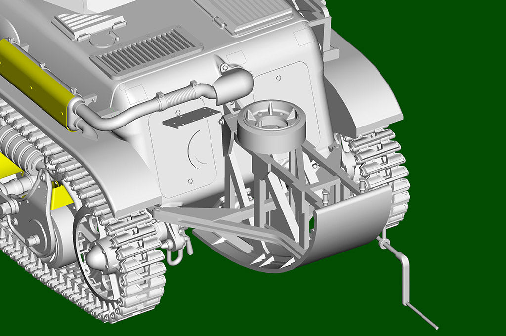 Hobby Boss 1/35 French R35 Tank with FCM Turret model kit 83894, image 7