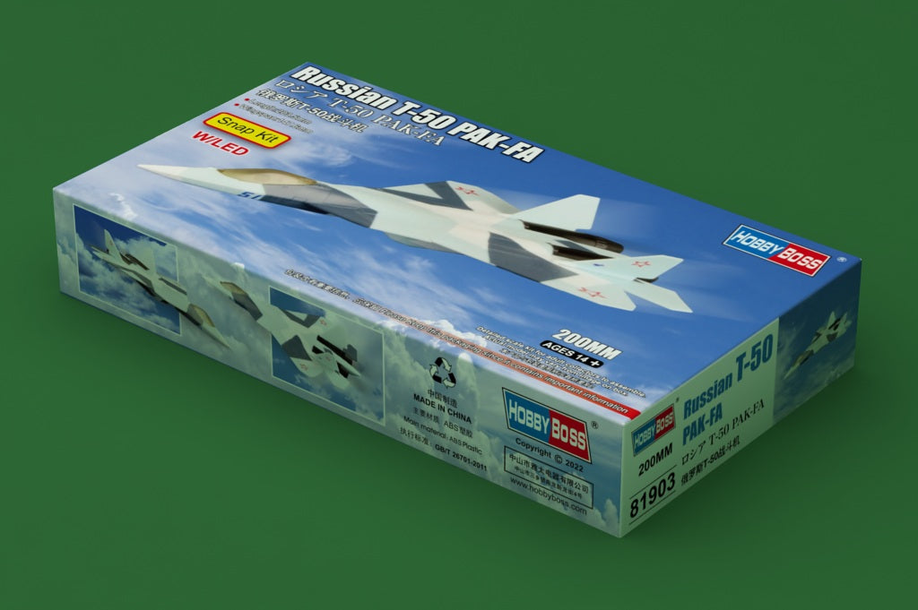 Hobby Boss Russian T-50 PAK FA model kit 81903, image 2