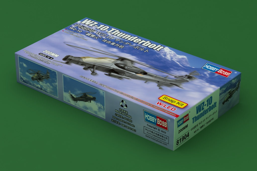 Hobby Boss WZ-10 Thunderbolt Attack Helicopter model kit 81904, image 2