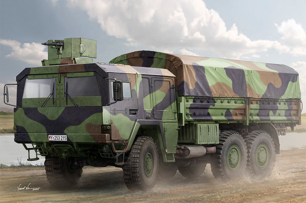 Hobby Boss 1/35 Bundeswehr LKW 7t mil gl Cargo Truck model kit 85522, box art