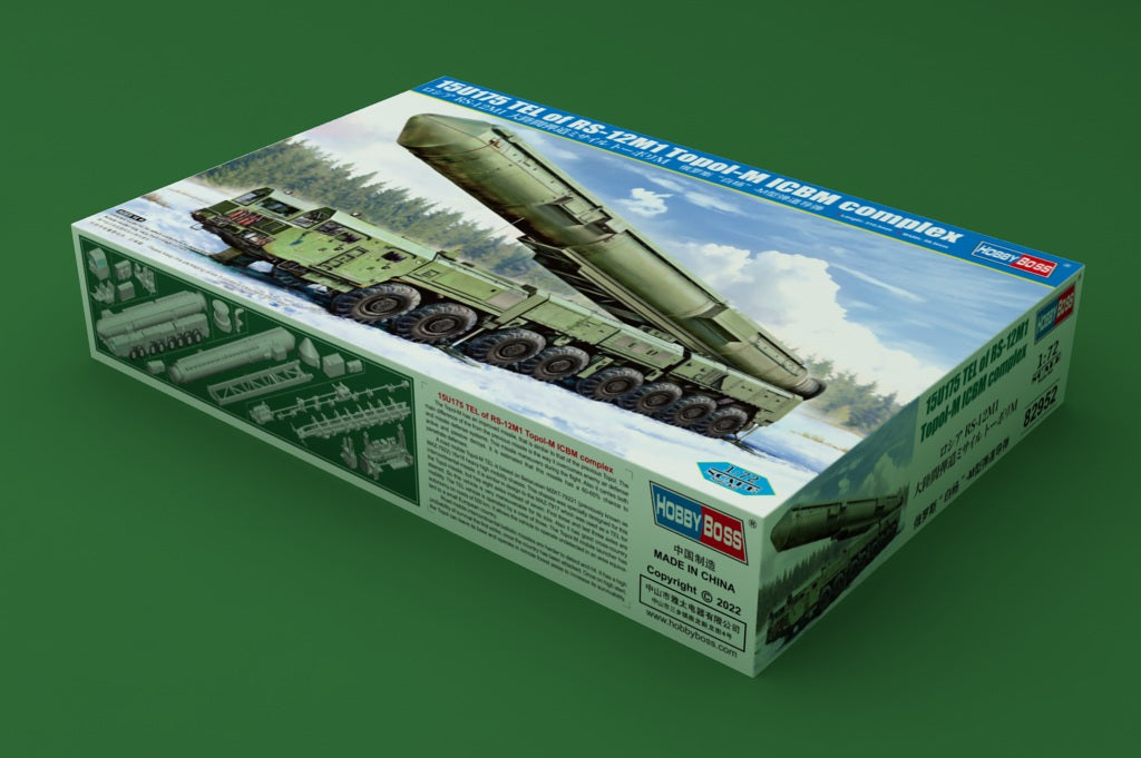 Hobby Boss 1/72 15U175 Launcher for Topol-M ICBM model kit 82952, image 2