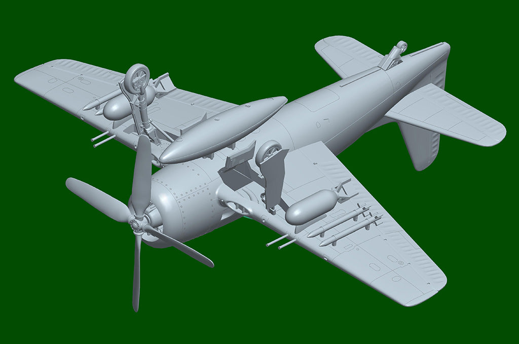 Hobby Boss 1/72 Grumman F8F-2 Bearcat model kit 87269, image 6