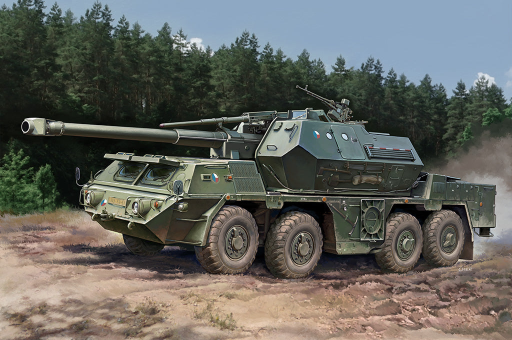 Hobby Boss 1/72 152mm ShKH Dana vz.77 Self Propelled Howitzer model kit 82941, box art
