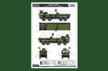 Hobby Boss 1/35 Bundeswehr LKW 10t mil gl Truck model kit 85528, image 4