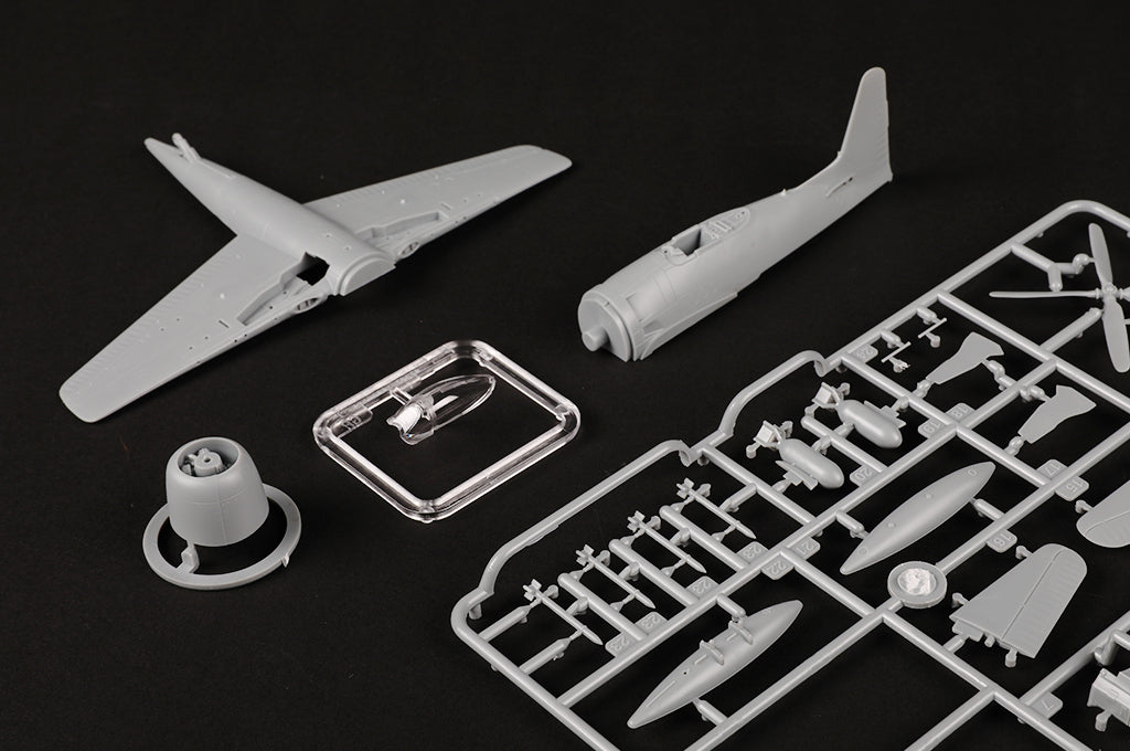 Hobby Boss 1/72 Grumman F8F-2 Bearcat model kit 87269, image 9
