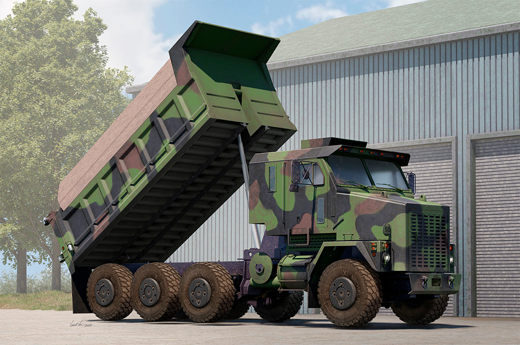 Hobby Boss 1/35 US M1070 Dump Truck model kit 85526, box art
