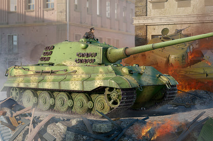 Hobby Boss 1/35 Tiger II Henschel Turret with 105mm Gun model kit 84559, box art