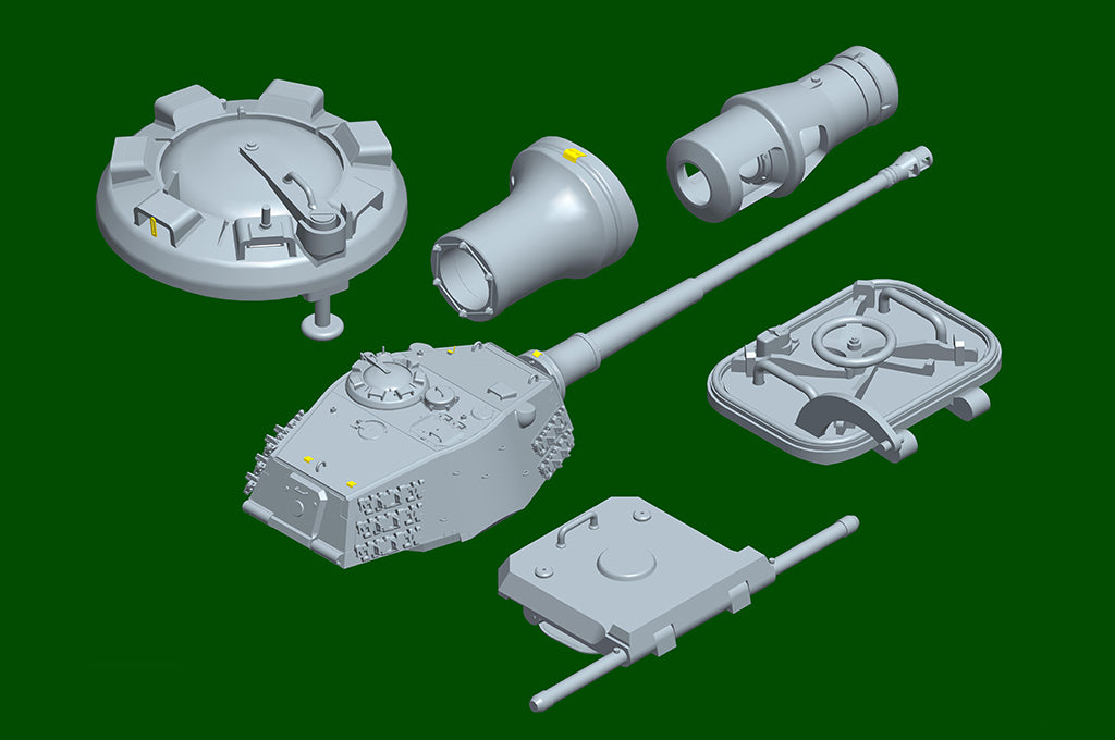 Hobby Boss 1/35 Tiger II Henschel Turret with 105mm Gun model kit 84559, image 7
