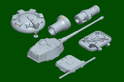 Hobby Boss 1/35 Tiger II Henschel Turret with 105mm Gun model kit 84559, image 7