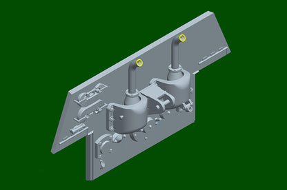 Hobby Boss 1/35 Tiger II Henschel Turret with 105mm Gun model kit 84559, image 10