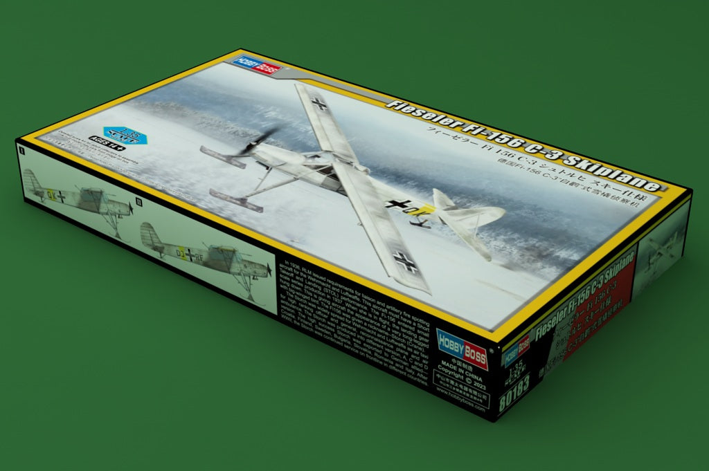 Hobby Boss 1/35 Fieseler Fi 156 C-3 Storch Skiplane model kit 80183, image 2