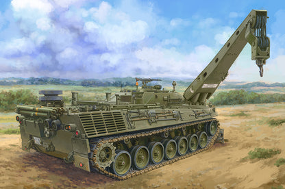 Hobby Boss 1/35 Bergepanzer 2 Armoured Recovery Vehicle model kit 84567, box art