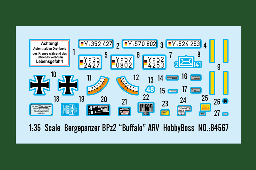 Hobby Boss 1/35 Bergepanzer 2 Armoured Recovery Vehicle model kit 84567, image 3