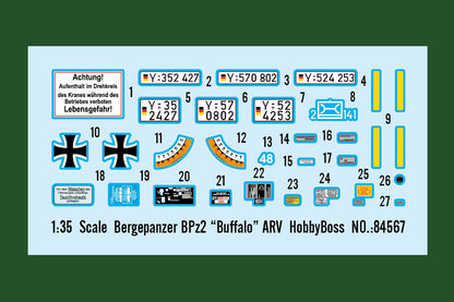Hobby Boss 1/35 Bergepanzer 2 Armoured Recovery Vehicle model kit 84567, image 3