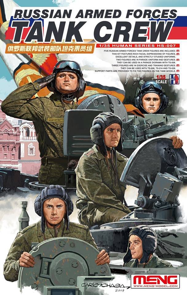 Meng 1/35 Russian Armed Forces Tank Crew HS-007, box art
