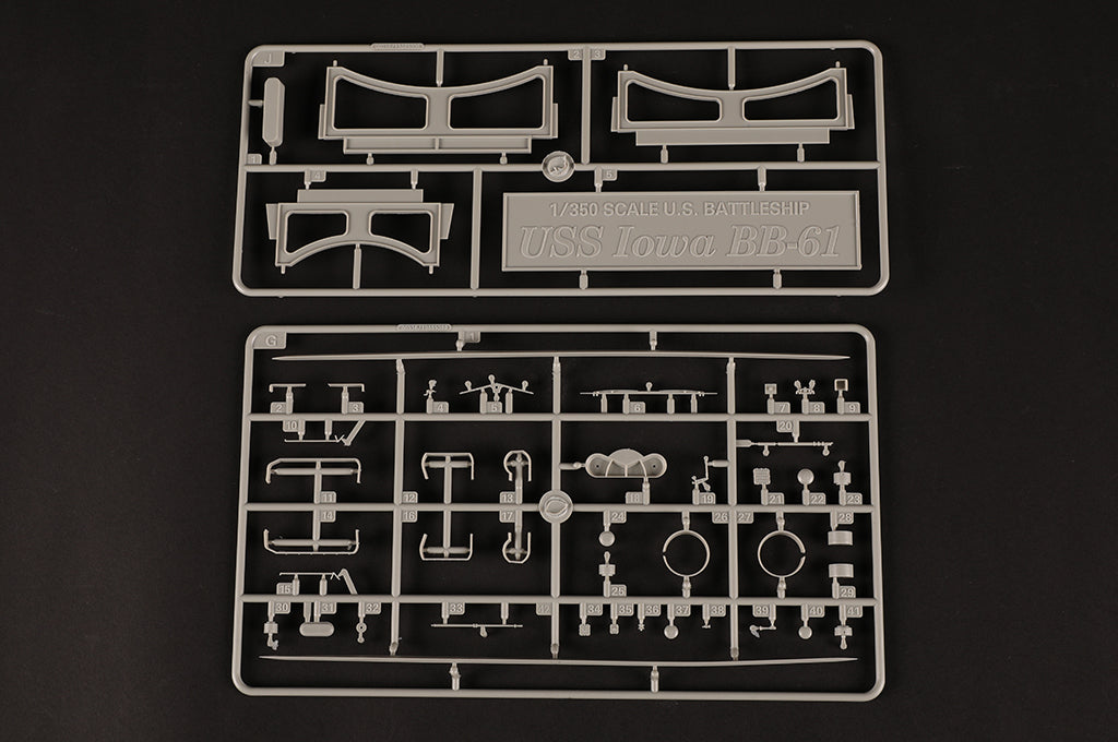 Hobby Boss 1/350 USS Iowa BB-61 Battleship model kit 86517, image 16