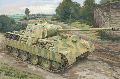 Hobby Boss 1/48 German Panther Ausf.A Sd.Kfz.171 model kit 84830, box art