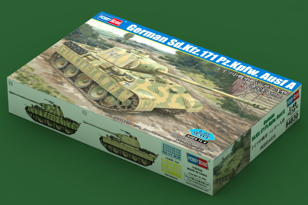 Hobby Boss 1/48 German Panther Ausf.A Sd.Kfz.171 model kit 84830, image 2