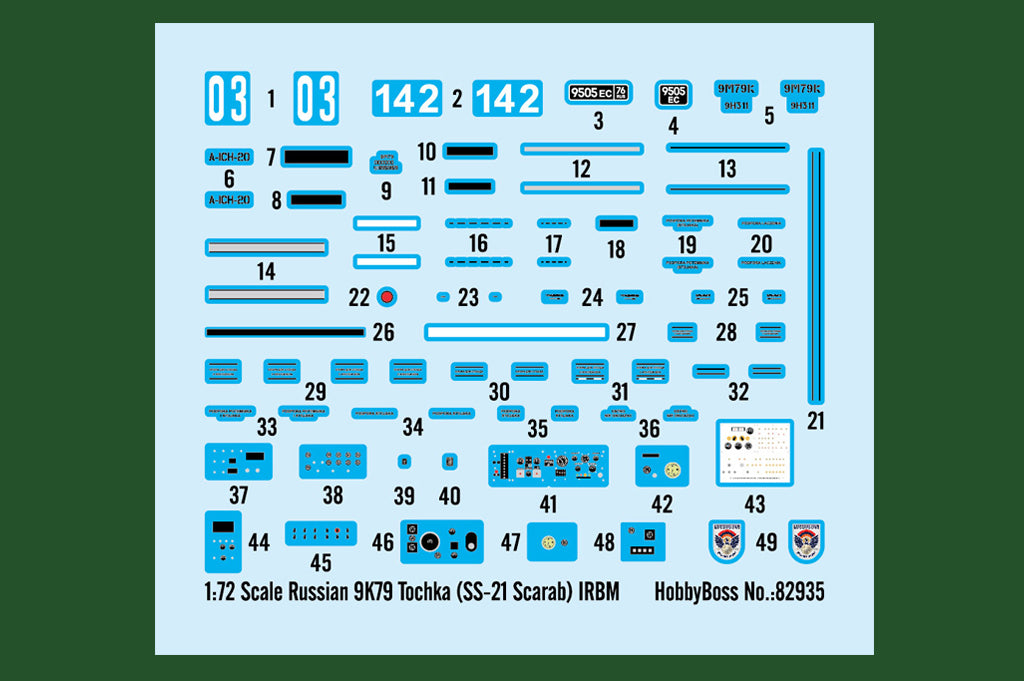 Hobby Boss 1/72 Russian 9K79 Tochka (SS-21 Scarab) model kit 82935, image 3