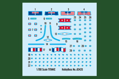 Hobby Boss 1/700 RMS Titanic model kit 83420, image 3
