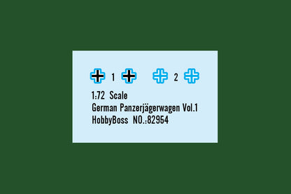 Hobby Boss 1/72 German Panzerjägerwagen Vol.1 model kit 82954, image 3