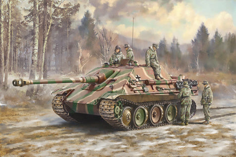 Italeri 1/35 Military - Jagdpanther with winter crew RR - 6564