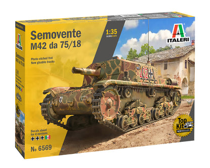 Italeri 1/35 Military - Semovente M42 Da 75/18 - 6569