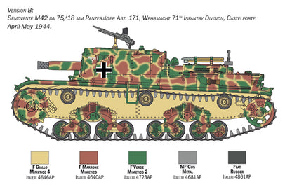 Italeri 1/35 Military - Semovente M42 Da 75/18 - 6569