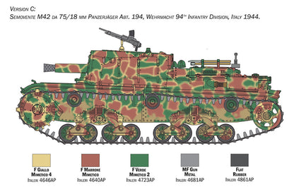 Italeri 1/35 Military - Semovente M42 Da 75/18 - 6569