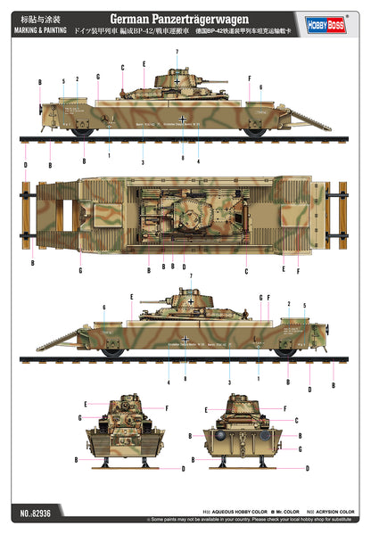 Hobby Boss 1/72 German Panzerträgerwagen model kit 82936, image 4