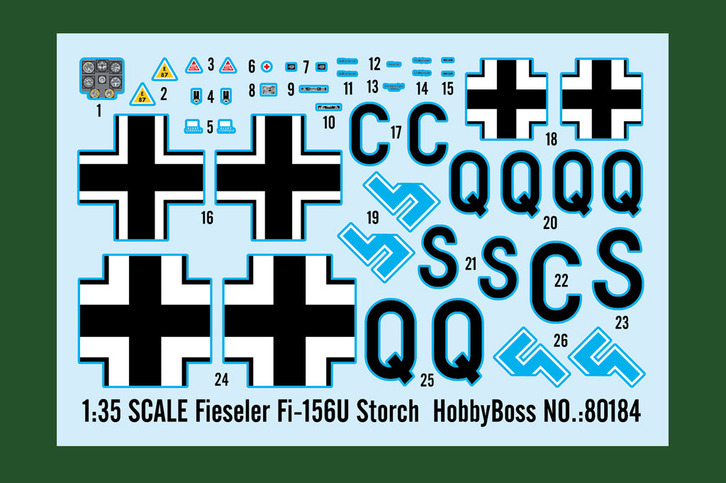 Hobby Boss 1/35 Fieseler Fi 156U Storch model kit 80184, image 3