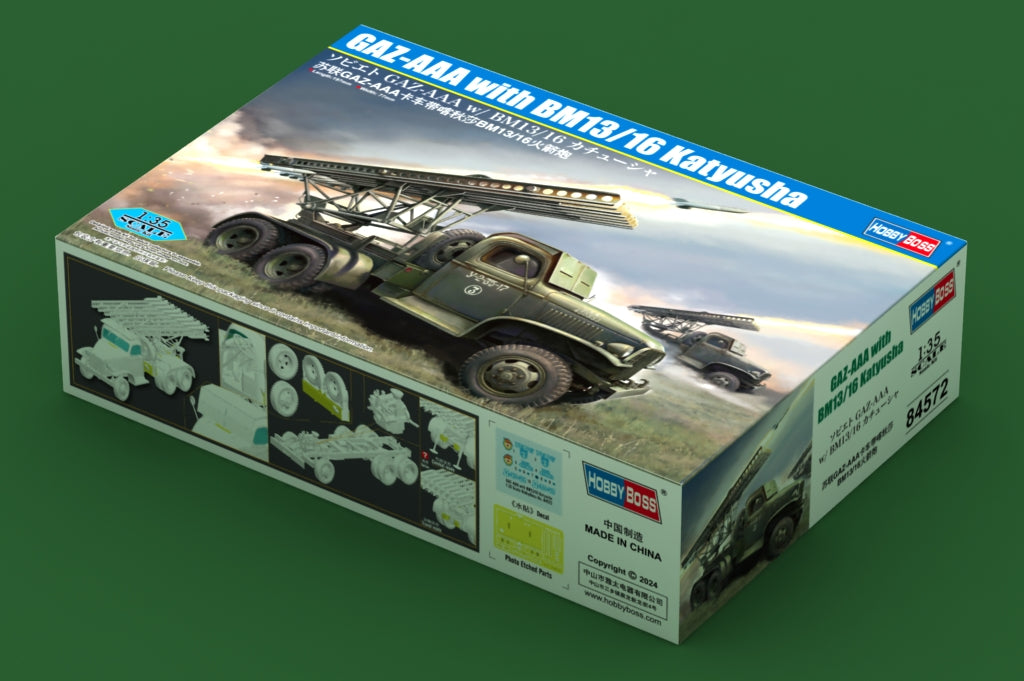 Hobby Boss 1/35 GAZ-AAA with BM-13-16 Katyusha model kit 84572, image 2
