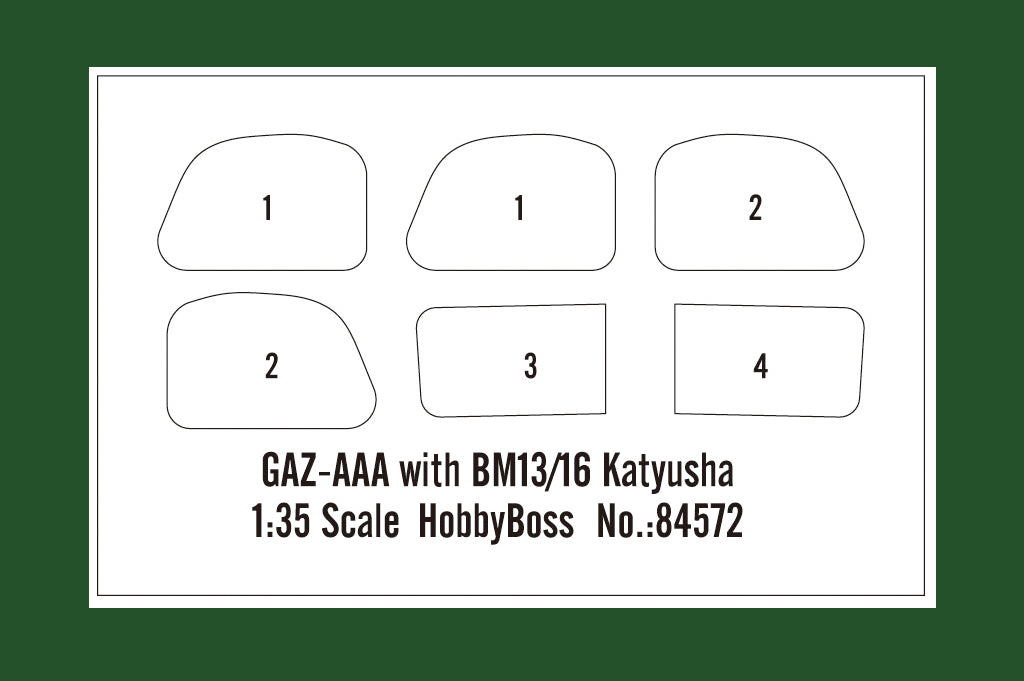 Hobby Boss 1/35 GAZ-AAA with BM-13-16 Katyusha model kit 84572, image 4