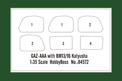 Hobby Boss 1/35 GAZ-AAA with BM-13-16 Katyusha model kit 84572, image 4