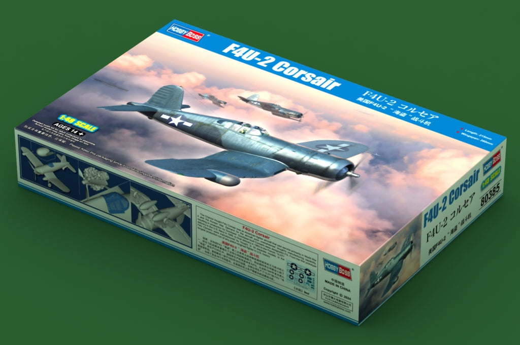Hobby Boss 1/48 F4U-2 Corsair Night Fighter model kit 80385, image 2