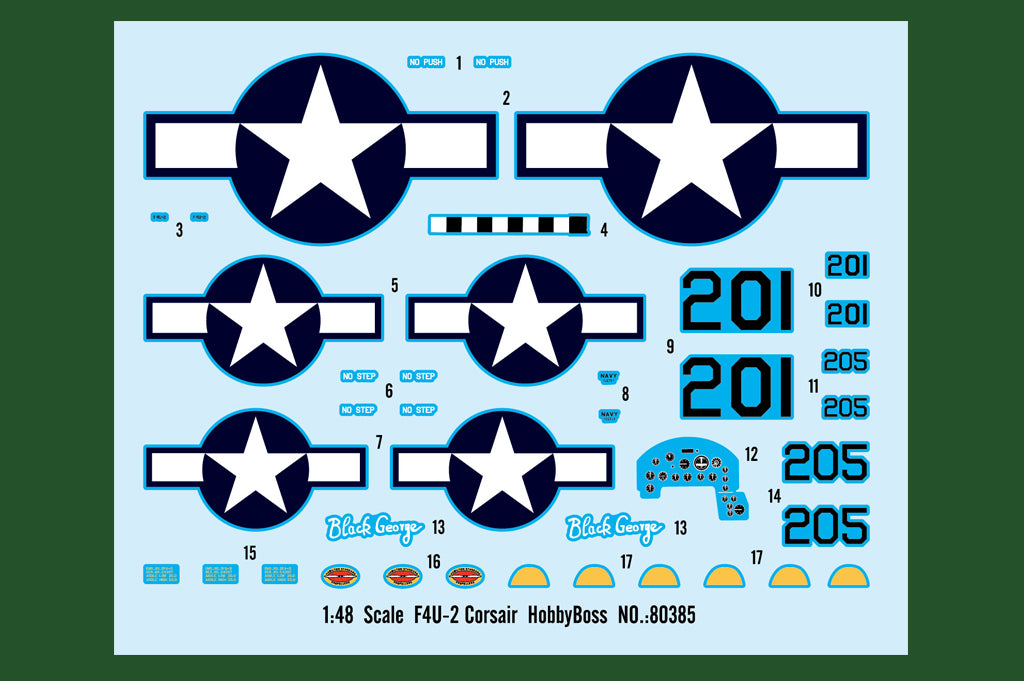 Hobby Boss 1/48 F4U-2 Corsair Night Fighter model kit 80385, image 3