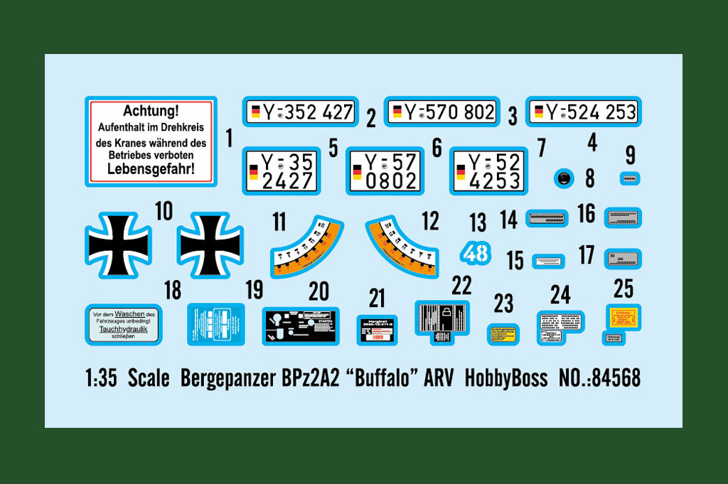Hobby Boss 1/35 Bergepanzer 2A2 Armoured Recovery Vehicle model kit 84568, image 3