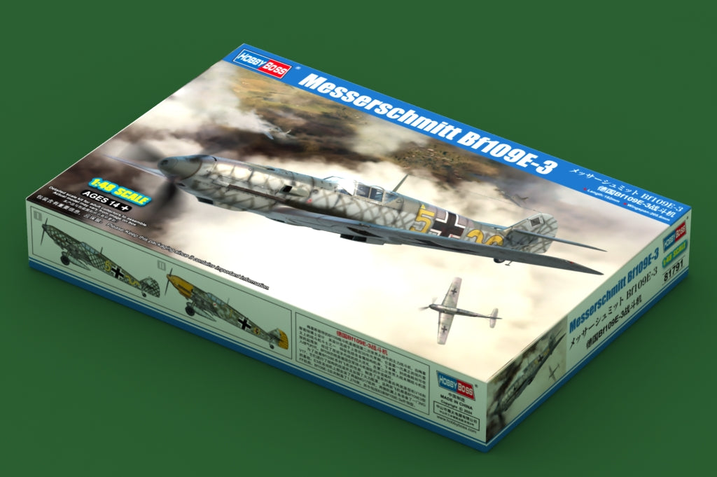 Hobby Boss 1/48 Messerschmitt Bf 109E-3 model kit 81791, image 2