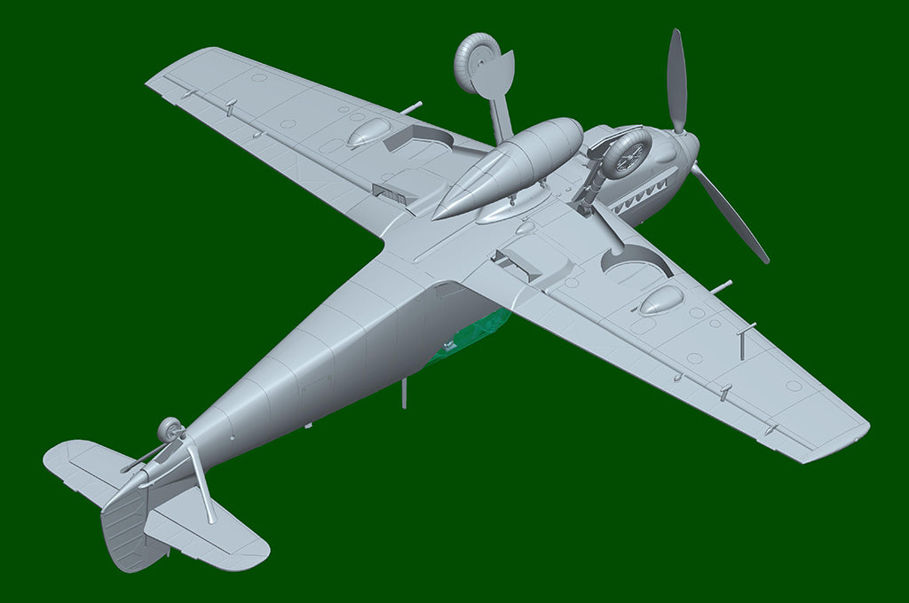 Hobby Boss 1/48 Messerschmitt Bf 109E-3 model kit 81791, image 9
