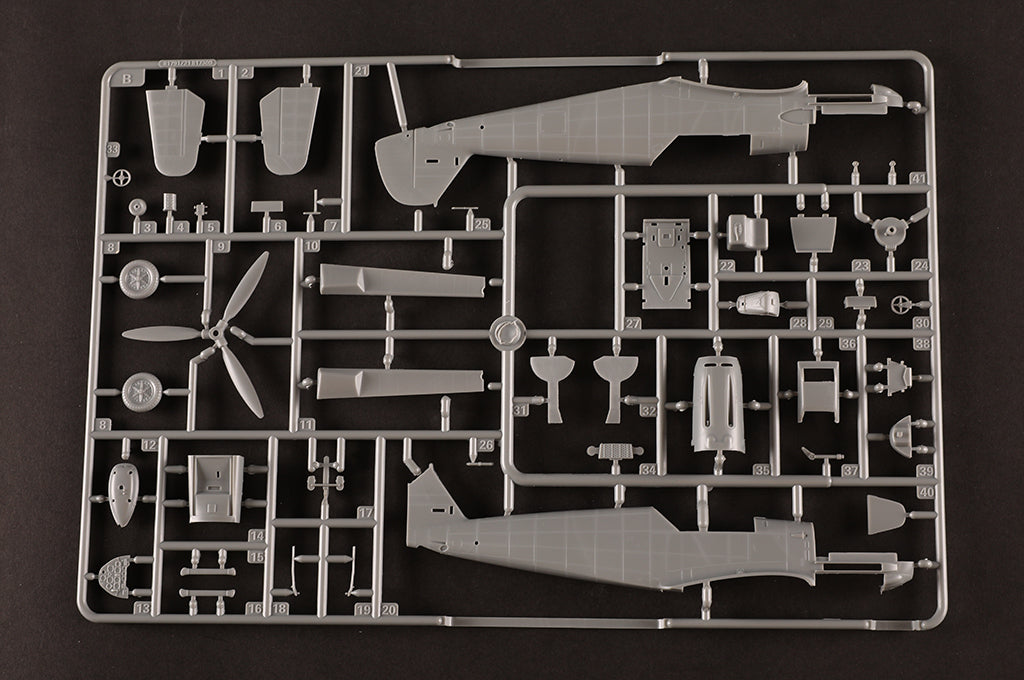 Hobby Boss 1/48 Messerschmitt Bf 109E-3 model kit 81791, image 21
