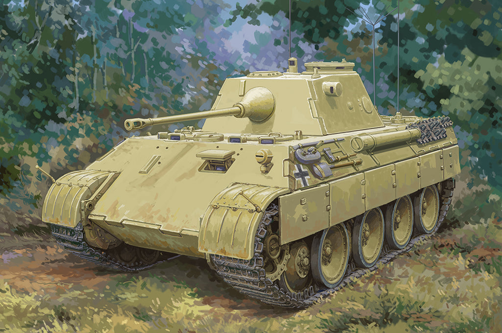 Hobby Boss 1/48 German Panzerbeobachtungswagen Panther Ausf.A model kit 84831, box art