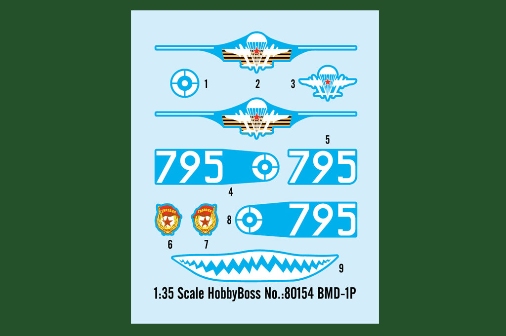 Hobby Boss 1/35 Russian BMD-1P Airborne Fighting Vehicle model kit 80154, image 3