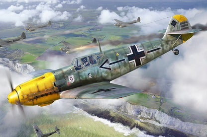 Hobby Boss 1/48 Messerschmitt Bf 109E-4 model kit 81792, box art