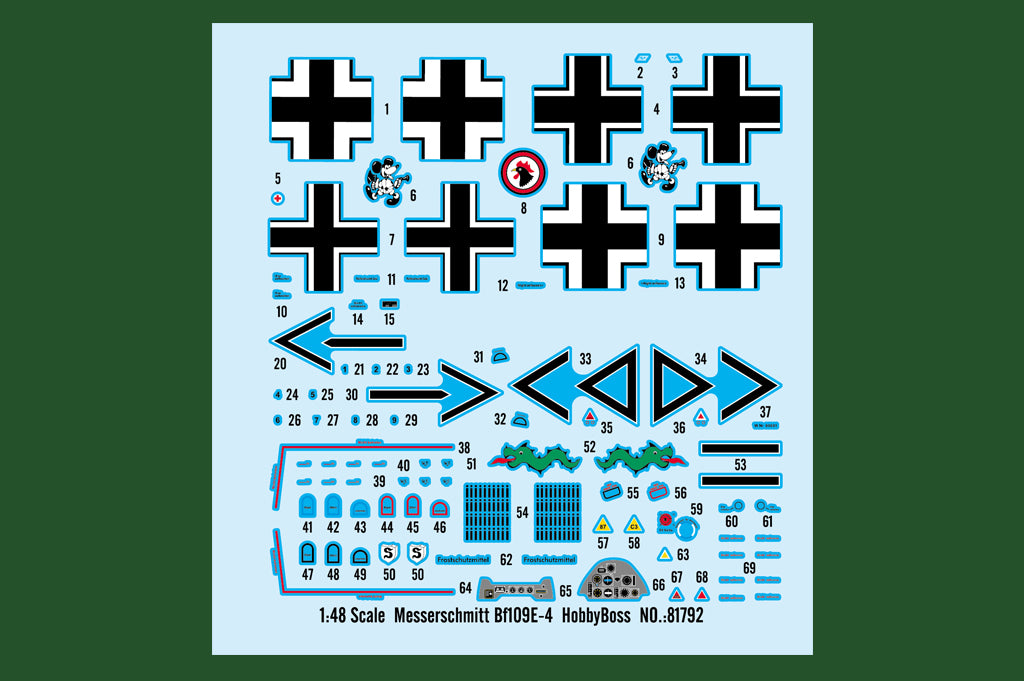 Hobby Boss 1/48 Messerschmitt Bf 109E-4 model kit 81792, image 3