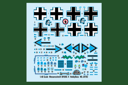 Hobby Boss 1/48 Messerschmitt Bf 109E-4 model kit 81792, image 3