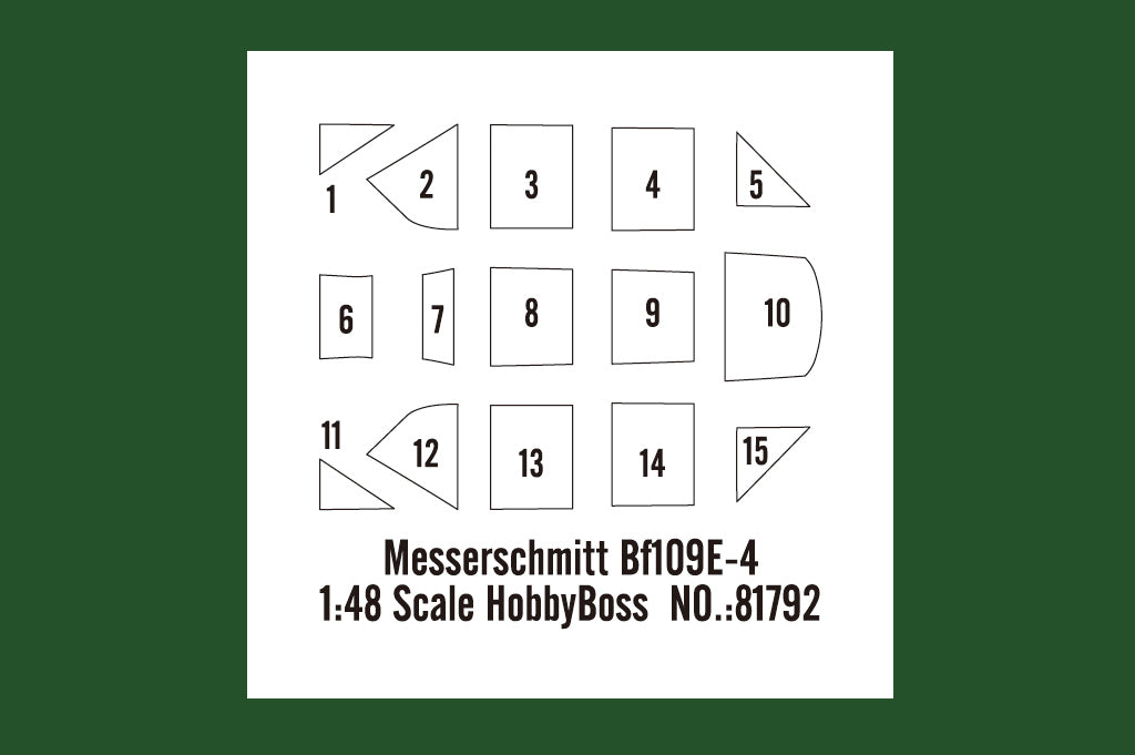 Hobby Boss 1/48 Messerschmitt Bf 109E-4 model kit 81792, image 4