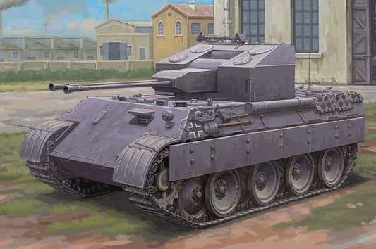 Hobby Boss 1/48 German Flakpanzer V Ausf.A model kit 84832, box art