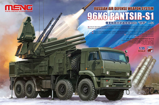 Meng 1/35 Russian 96K6 Pantsir-S1 Air Defence System model kit SS-016, box art